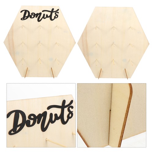 Sets wooden donut stand - 2,
