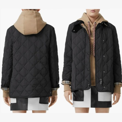 Burberry coat quilted puffer - burberry,