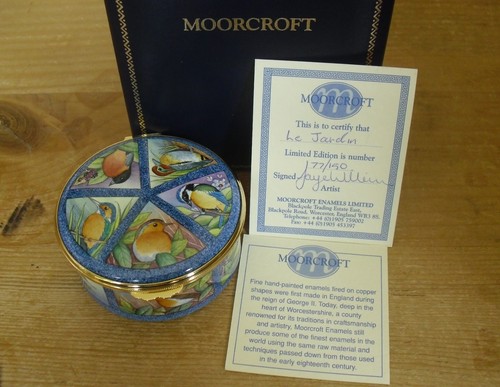 Boxed ltd moorcroft enamels - moorcroft,
