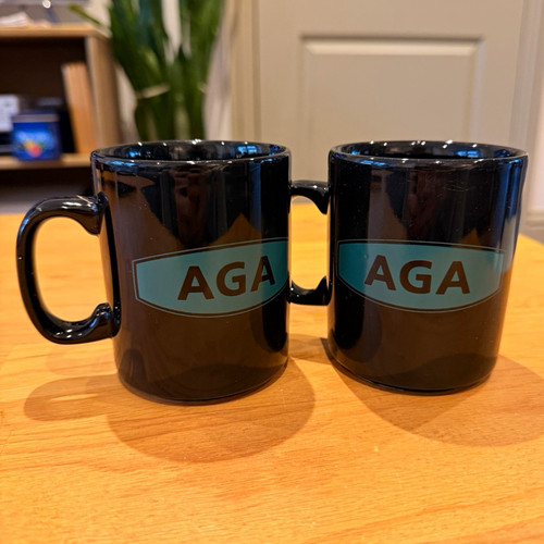 Aga black ceramic coffee - ceramic, mug