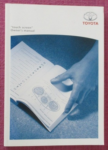 Toyota touch screen - toyota,