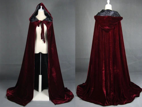 Cloak velvet satin - cloak, cape