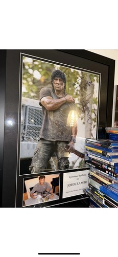 Rambo stallone signed - rambo,