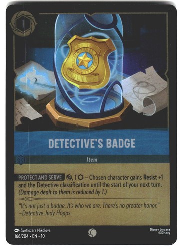 Detective badge 166 204 c - badge,