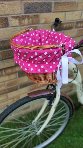Fabric liner bike wicker - fabric,