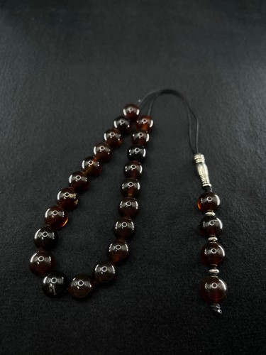 Amber worry beads komboloi - amber,