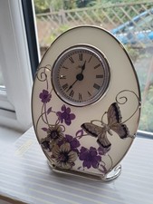BNIB Impressions By Juliana Floral Butterfly Clock