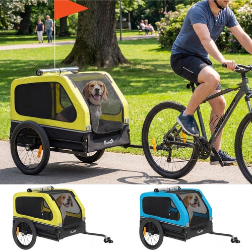 Dog bike trailer - dog, bicycle