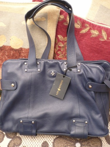 Patrick cox navy blue leather - blue,