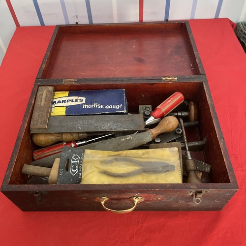 Wood box full tools - full, of