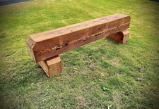 Sleeper Bench Garden Bench Beam bench Solid Wood Reclaimed 