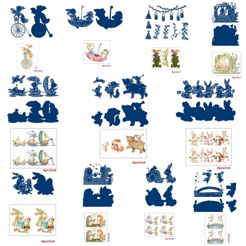 Animals metal cutting die - metal, and