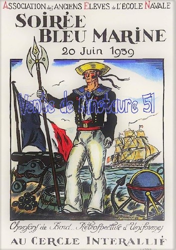Naval nautical navy blue - naval,