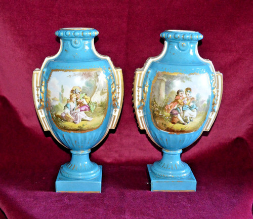 Antique sevres handpainted - antique,