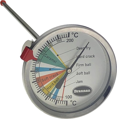 Brannan dial sugar thermometer - sugar,