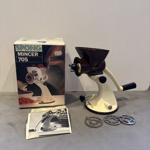 Spong n705 vintage mincer with - vintage,
