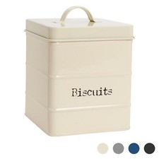 Biscuit Tin Storage Cookie Jar