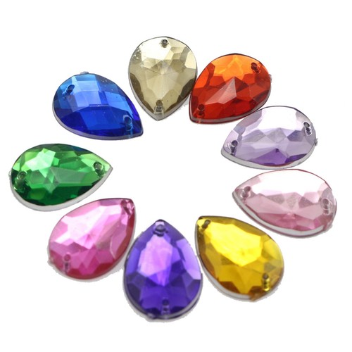 100 pcs colour flatback - pcs,