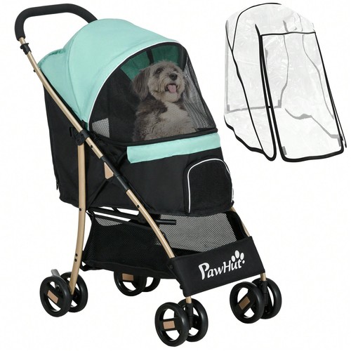 Pet stroller with rain cover - pet,
