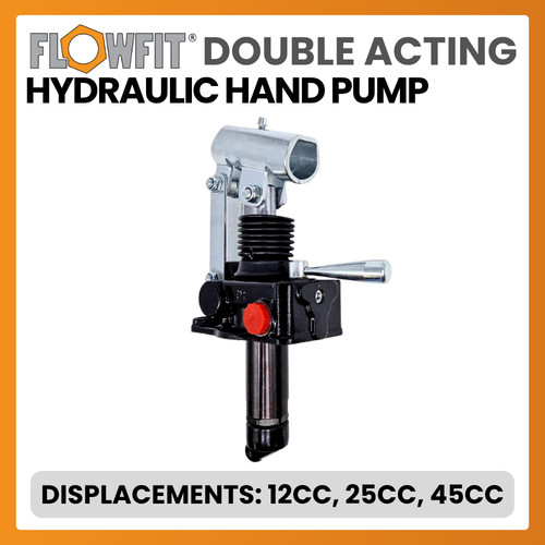 Hydraulic double acting hand - acting,