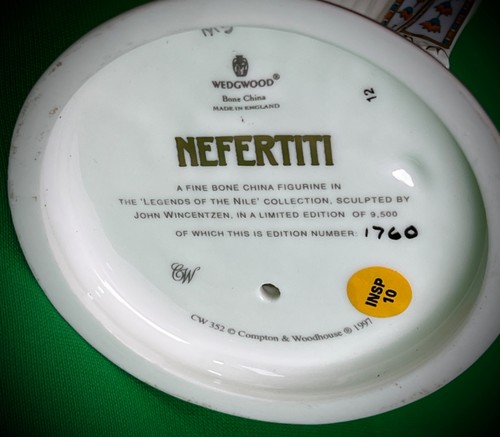 Wedgwood egyptian nefertiti - wedgwood,