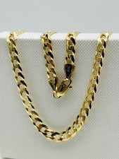 Solid 9ct Yellow Gold 5mm Curb