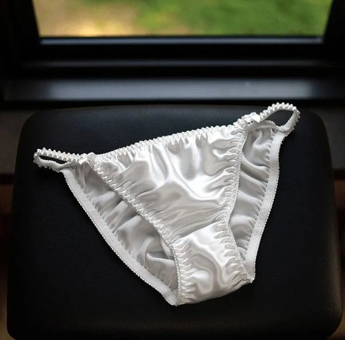 Womens white bikinis 100 silk - white,