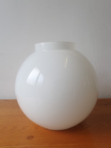 Vintage opaline glass oil - , lamp
