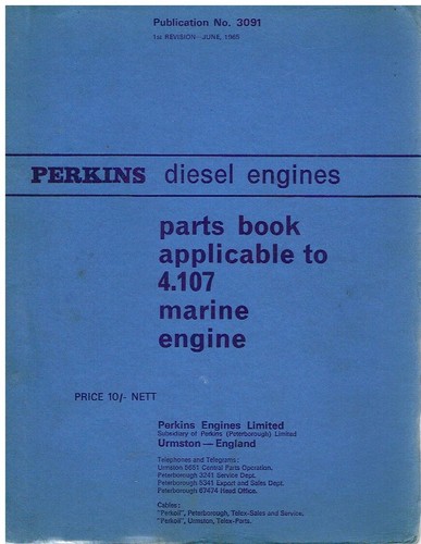 Perkins 107 marine diesel - marine,