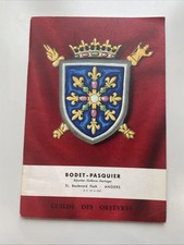 BODET PASQUIER JEWELRY Angers - old catalog gold jewelry, Tissot watches