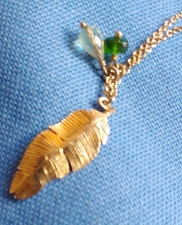 Women’s Alex Monroe Sterling Silver  Pendant Leaf Necklace. 