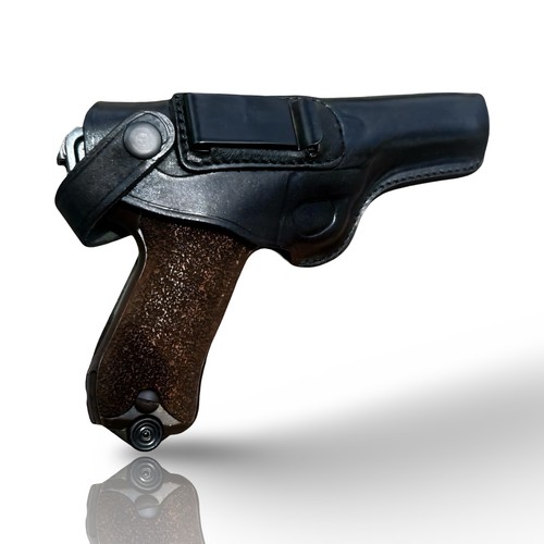 Leather owb gun holster - leather, for