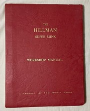 Hillman Super Minx Workshop
