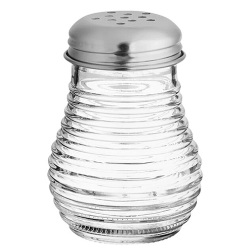 Glass flour shaker - flour, shaker,icing