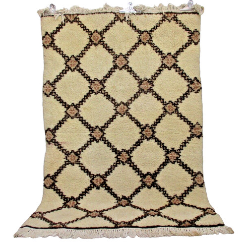 Moroccan rug vintage handmade - rug,