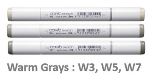 Lot copic sketch markers - 3x,