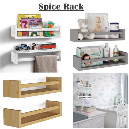 Wooden spice jar - wooden, shelves