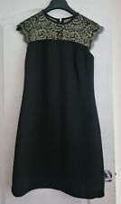 Ted Baker London Lorenne Lace Bodice Tunic Dress Gold/Black NEW Size 1 UK 8
