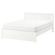Bed Frame Double Bed White Bedroom