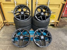 VAUXHALL VIVARO 14 20 ALUWERKS XT2 BLK CONCAVE 19" LOAD RATED WHEELS + TYRES