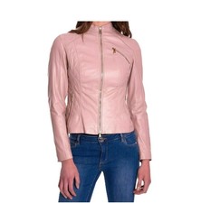 Women's Baby Pink Lambskin