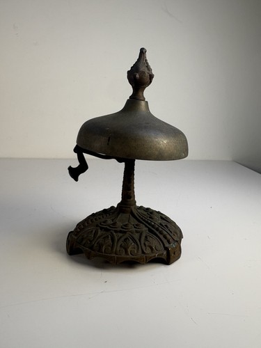 Antique brass desk - antique, reception