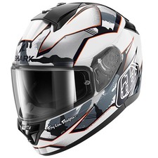 Shark Ridill 2 Matrix Camo White Silver Red Motorcycle Motorbike Touring Helmet