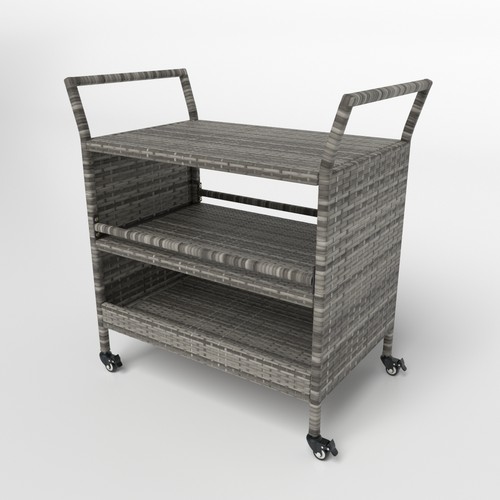 Outdoor mix grey bar cart - outdoor,