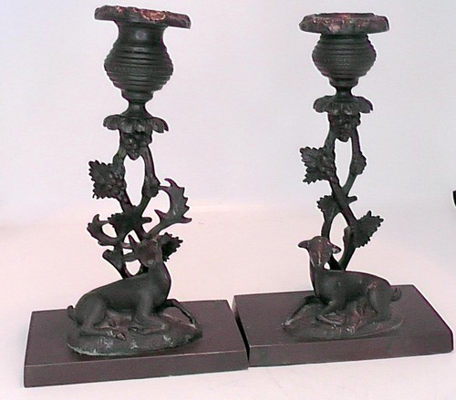 Pair regency style stag - pair,