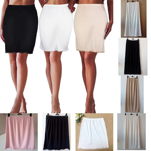 Women safety skirt half slip - half,