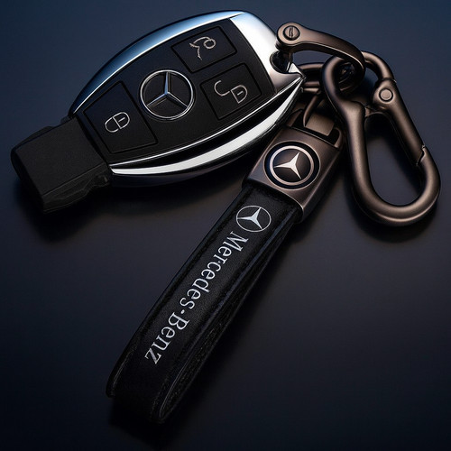 Elegant mercedes leather key - mercedes,
