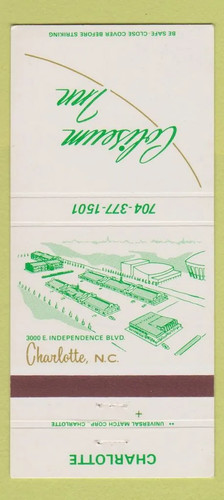 Matchbook cover coliseum inn - matchbook,