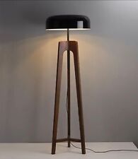 Modern Large Iron & Wooden Nordic Floor Lamp 155cm X 45cm - E27 Bulb Compatible