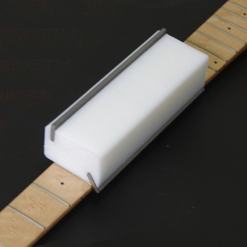 Guitar building fret beveling - building,